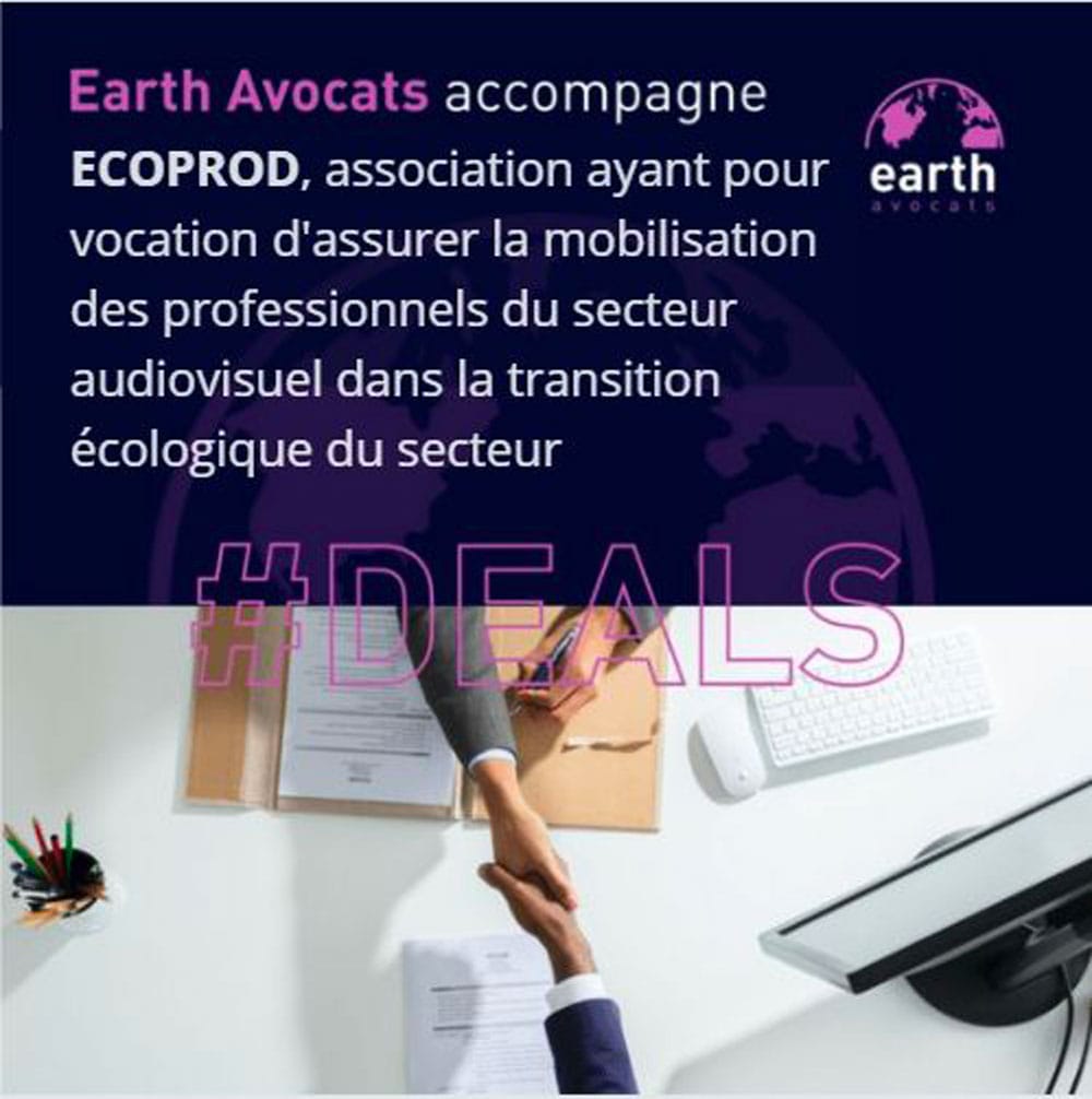 Earth Avocats - Earth avocats accompagne ECOPROD dans la transformation de sa structure en association